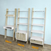SoBuy Bibliotecă pe scară bibliotecă în Scala White FRG111 -Own