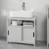 SoBuy FRG128-HG Dulap sub chiuvetă Mobilier de baie lavoar-Gri deschis