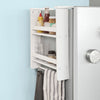 SoBuy FRG149-W Raft suspendat pentru frigider cu ventuze, suport pentru condimente