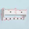 SoBuy FRG178-W Cuier cu raft de perete