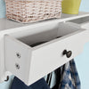 SoBuy FRG178-W Cuier cu raft de perete