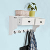 SoBuy FRG178-W Cuier cu raft de perete