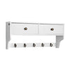 SoBuy FRG178-W Cuier cu raft de perete