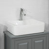 SoBuy Dulap sublavabo pentru baie cu 2 uși, fără chiuvetă, L60*P30*A62CM GRAY FRG202-DG