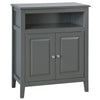 SoBuy FRG204-DG Dulap de baie cu etajere, Mobilier toaletă, Comodă