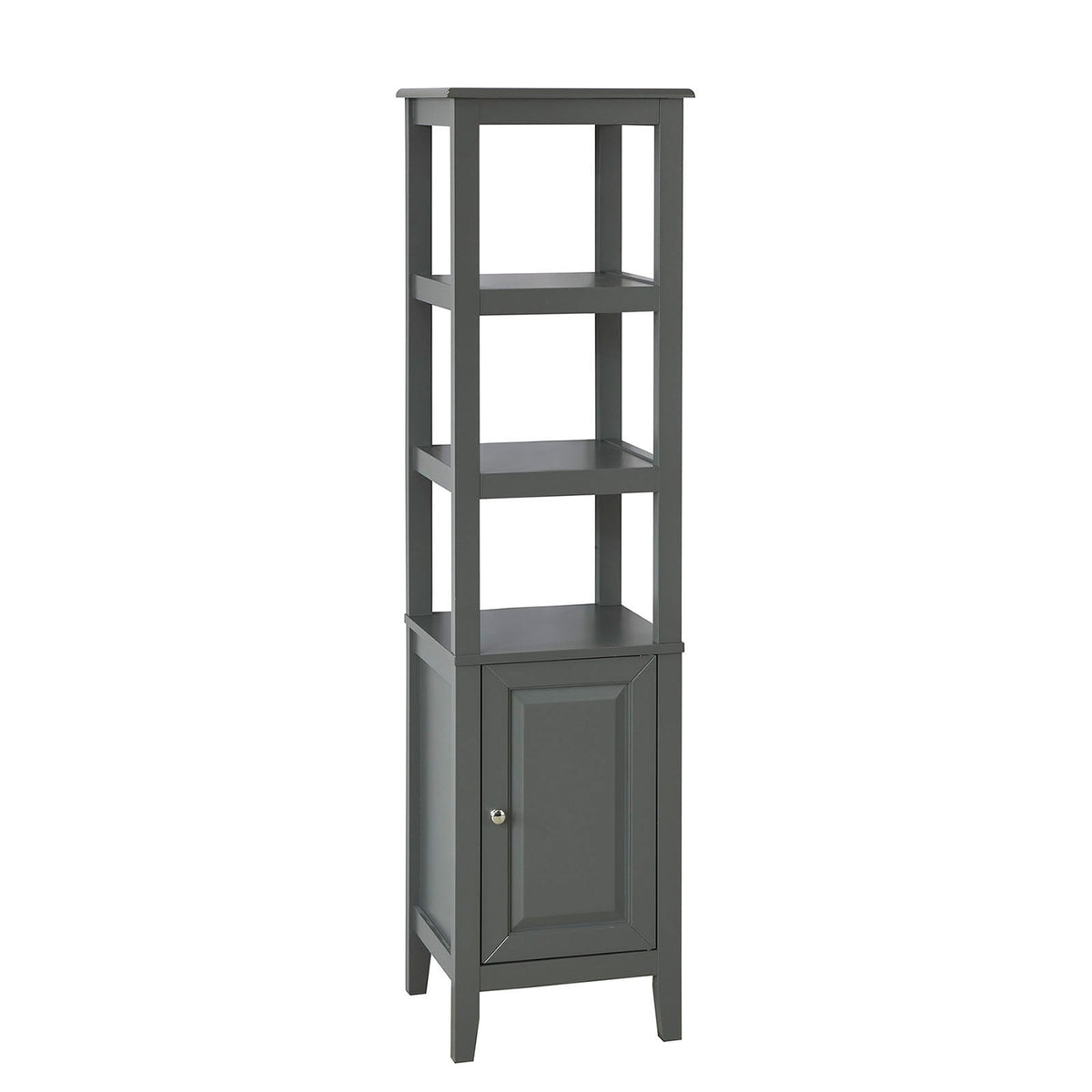 SoBuy FRG205-DG Meuble Colonne de Salle de Bain Armoire Toilette Haute