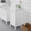 SoBuy FRG206-W Măsuță laterală Comodă baie Dulap WC