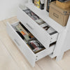 SoBuy FRG230-W Etajeră tip scară bibliotecă de perete cu 3 niveluri