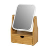 SoBuy FRG245-N Miroir de Table Miroir de Maquillage Coiffeuse en bois Miroir pivotant