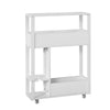 SoBuy FRG270-W Dulap de depozitare pentru baie Suport hârtie igienică Mobilier WC