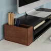 SoBuy FRG278-Sch Réhausseur d'écran Support de Moniteur Ergonomique Support pour Écran d'ordinateur Universal en Bois