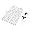 SoBuy FRG34-P01 Panier de Rangement pour Portemanteau Porte-vêtements Panier pour Système de Penderie Télescopique Métal