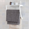 SoBuy FRG47-W Suport prosop de perete cu 1 raft și 3 bare