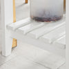 SoBuy FSB04-W Table Console 2 tiroirs et 1 étagère, L85cm x H80cm x P40cm