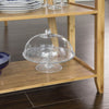 SoBuy FSB14-N able Console Table d’Appoint en Bambou avec Porte-Bouteilles et 2 Étagères