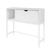 SoBuy Consola de admitere a cabinetului cu 1 garderobă de economisire mare L92*P30*A80 cm, White FSB21-W