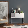 SoBuy Consola de admitere a cabinetului cu 1 garderobă de economisire mare L92*P30*A80 cm, White FSB21-W