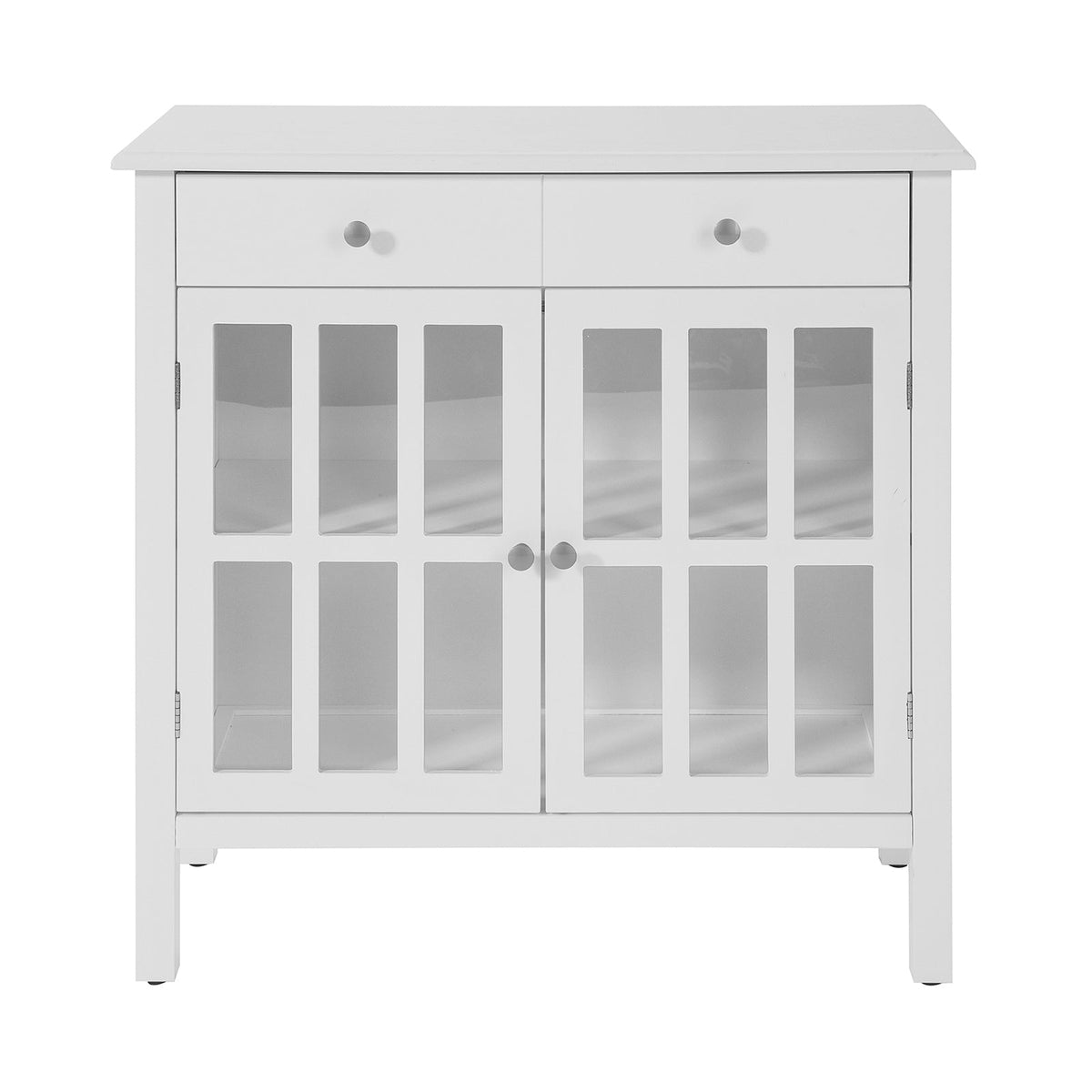 SoBuy FSB23-W Buffet Commode Meuble de Rangement Armoire de Rangement pour Salon, Chambre, Couloir, Cuisine