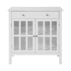 SoBuy FSB23-W Bufet Comodă Mobilier de Depozitare Dulap de Depozitare pentru Living, Dormitor, Hol, Bucătărie