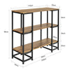 SoBuy FSB33-F Table Console Table d’entrée Buffet Bout de Canapé Table d'appoint avec 3 étagères de Rangement