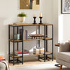 SoBuy FSB33-F Table Console Table d’entrée Buffet Bout de Canapé Table d'appoint avec 3 étagères de Rangement