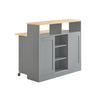 SoBuy FSB36-HG Buffet de Rangement Placard de Cuisine Ilot de Cuisine Armoire de Cuisine Multi-rangements
