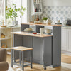SoBuy FSB36-HG Buffet de Rangement Placard de Cuisine Ilot de Cuisine Armoire de Cuisine Multi-rangements