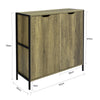 SoBuy FSB37-T Buffet Commode Meuble de Rangement Table Console Placard avec 2 Portes