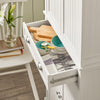 SoBuy FSB44-W Armoire de Cuisine, Buffet Placard avec 4 Portes, 1 tiroir et étagères réglables