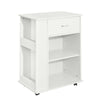SoBuy FSB45-W Desserte Table d’Appoint Meuble de Rangement avec Tiroir et 4 Compartiments