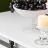 SoBuy FSB46-W Buffet Commode Armoire de Rangement Meuble de Rangement à 2 Niveaux avec Porte Vitrée de Grange Coulissante