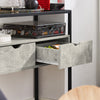 SoBuy Tabs Bara de consolă de intrare cu sertare consolă de credință masă de masă decorativă gri gri 81x35x78cm fsb54-hg