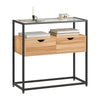 SoBuy FSB54-N Table Console, Table d’Entrée, Meuble d’Entrée, Bout de Canapé, Table Décorative, Buffet