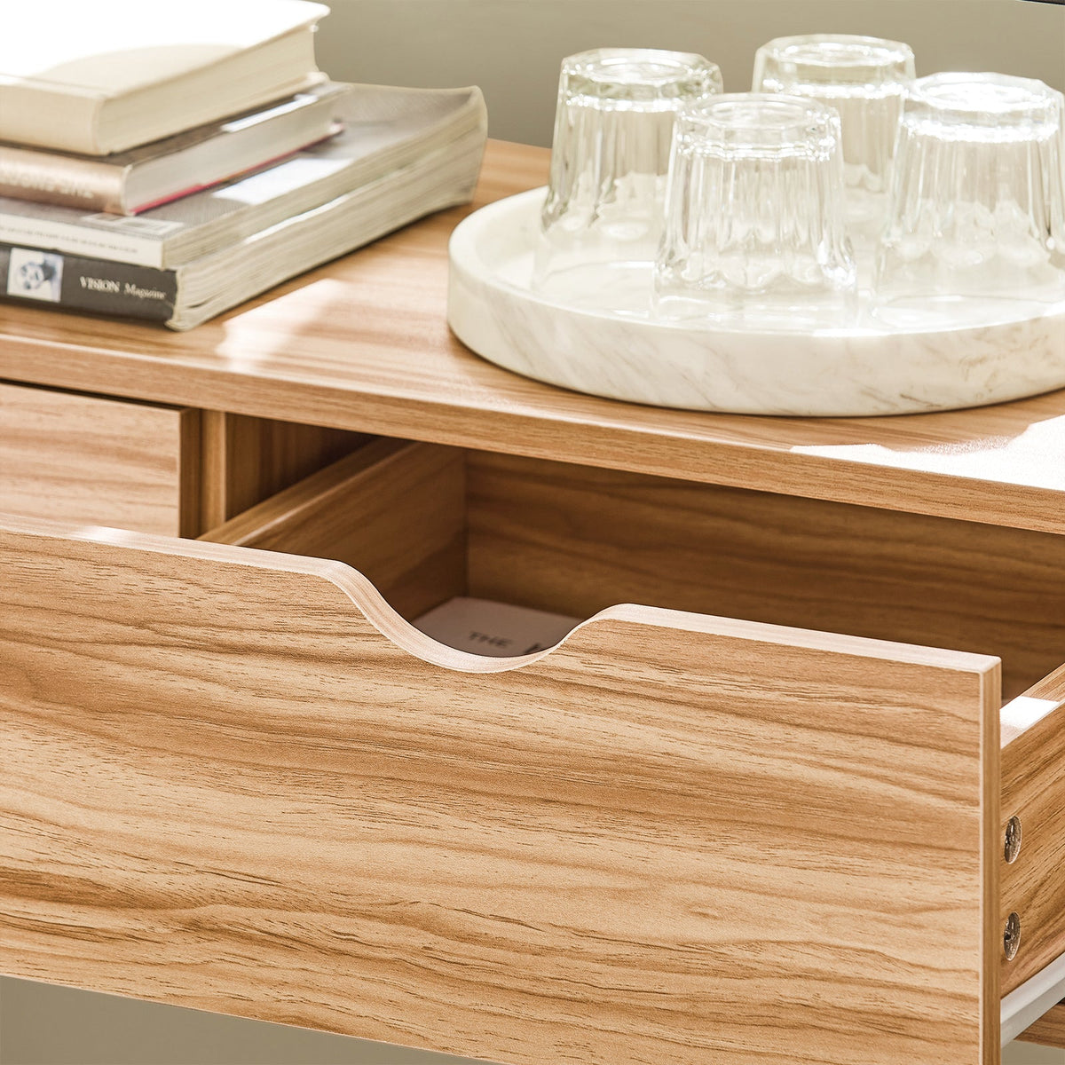SoBuy FSB54-N Masă Consolă, Masă de Intrare, Mobilier de Intrare, Măsuță Laterală, Masă Decorativă, Bufet