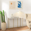 SoBuy Consola de tabel Aspect de intrare modernă în stil vintage L100xp36xa75cm FSB58-G
