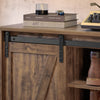 SoBuy Sideboard cu ușă glisantă, suport de încălțăminte cu hambar, mobilier de intrare, garderobă multifuncțională, FSB59-N