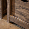 SoBuy Sideboard cu ușă glisantă, suport de încălțăminte cu hambar, mobilier de intrare, garderobă multifuncțională, FSB59-N