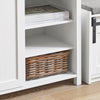 SoBuy FSB74-W Dulap de Intrare cu Depozitare Integrată pentru Pantofi – 2 Uși Glisante și 2 Sertare – Hol Organizat – 104x35x93 cm Alb