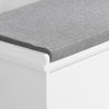 SoBuy Pantof de încălțăminte cu 1 Limelight și raft de 1 zi, suport Cassapanca cu pernă, alb, 82x35x50cm FSR105-W
