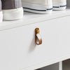SoBuy FSR106-W Banc de Pantofi cu Pernă Căptușită și Spațiu de Depozitare pentru Hol Intrare – 90x30x46 cm, Alb