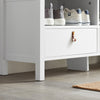 SoBuy FSR106-W Banc de Pantofi cu Pernă Căptușită și Spațiu de Depozitare pentru Hol Intrare – 90x30x46 cm, Alb