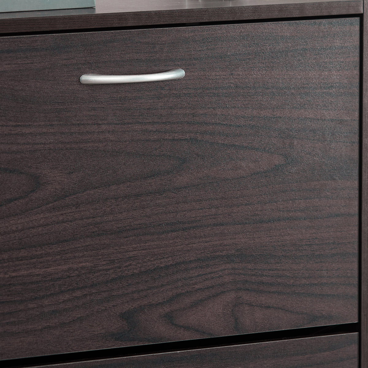 SoBuy FSR110-K-BR Armoire à Chaussures 2 Abattants, Rangement pour Entrée Couloir – 60x24x80 cm, Marron