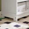 SoBuy FSR114-W Dulap de pantofi cu 2 uși rabatabile, 1 ușă și 1 compartiment deschis pentru hol – Alb