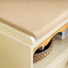 SoBuy FSR123-MI Banc de Rangement, Meuble d'entrée, Banc à Chaussures, Rembourré, 1 Compartiment et 1 Tiroir