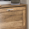 SoBuy Rack de încălțăminte sold cu 2 linii de calmuri care economisesc subțiri, 60x23x79cm, nuc, FSR137-F