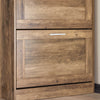 SoBuy Rack de încălțăminte sold cu 2 linii de calmuri care economisesc subțiri, 60x23x79cm, nuc, FSR137-F
