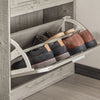 SoBuy Rack de încălțăminte sold cu 2 reflectoare Rubalte economisite subțiri, 60x23x79cm, gri, FSR137-HG