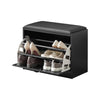 SoBuy Pantofi pentru pantofi raft cu scaun negru FSR16-SCH