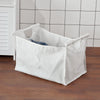 SoBuy FSR40-W Banc de Depozitare cu Pernă Căptușită și Sac de Rufe Detașabil pentru Hol – 50x35x53 cm, Alb