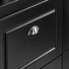 SoBuy FSR79-SCH Dulap pantofi cu 4 uși rabatabile, Suport pentru 16 perechi, pentru hol - 105x24x83 cm, Negru